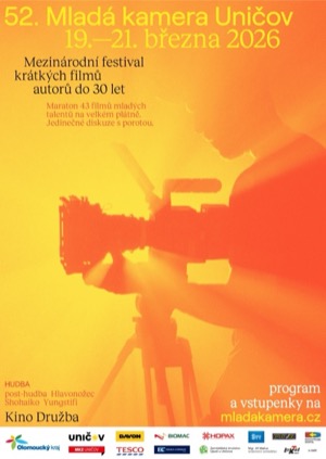Plakát v2 — 52. Mladá kamera Uničov 2026